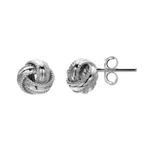 Primrose sterling silver stud earrings
